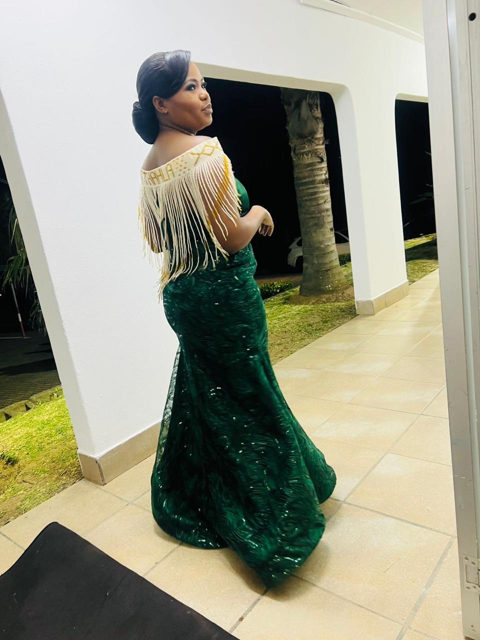 Emerald Evening Gown